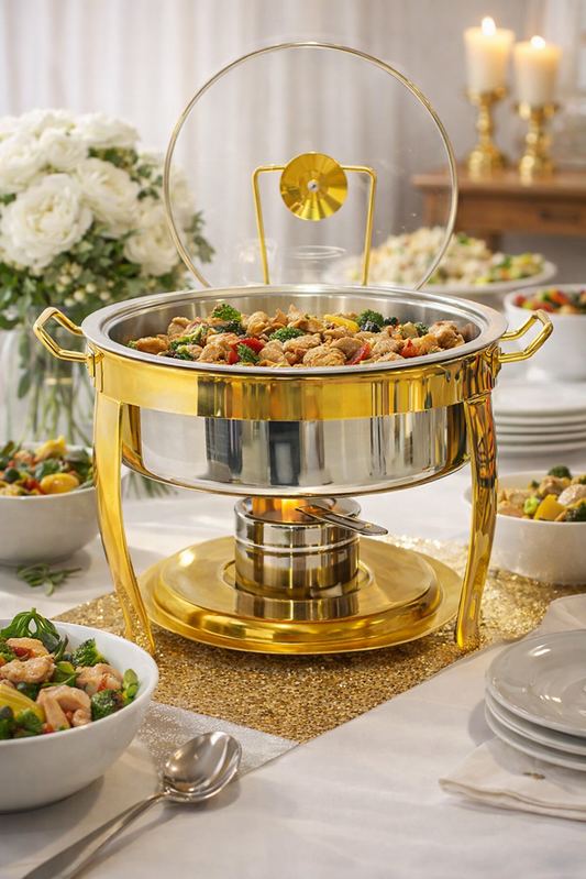 Chafing Dish Gold 5L YS19022-10