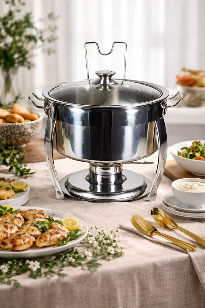 Chafing Dish Silver 8L YS19022-11