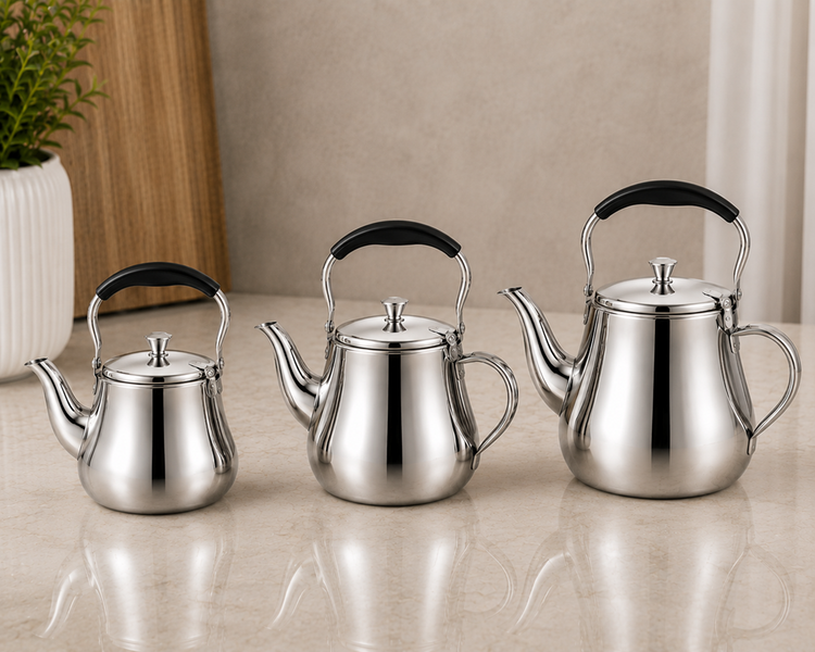 S/S Teapot 3pc YS19022-315