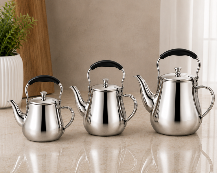 S/S Teapot 3pc YS19022-316