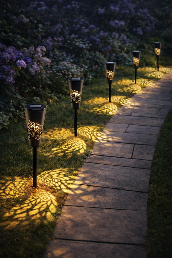 Solar Lawn LED Lights 6pc YY29
