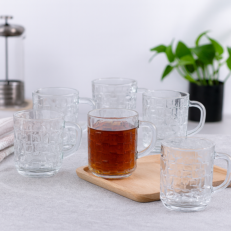 Glass Cup 6pc 240mL ZB24