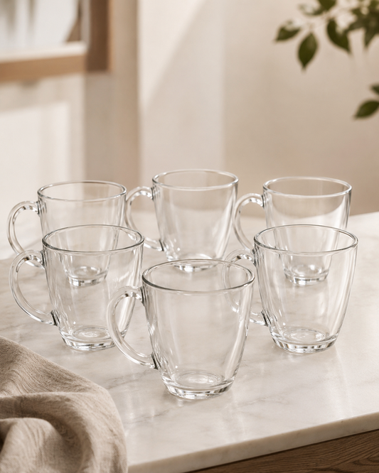 Glass Cup 6pc ZB29-3