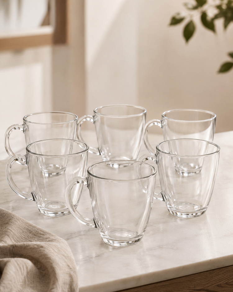 Glass Cup 6pc ZB29-3