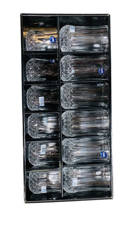 6 Big Glass Cup & 6 Small Cup ZS0604+0601