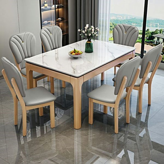 Marble Dining Table 80 x 130cm ZX2852