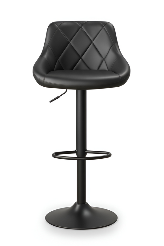 Adjustable Swivel Bar Stool | PU Leather & Ergonomic Backrest | UT-C847