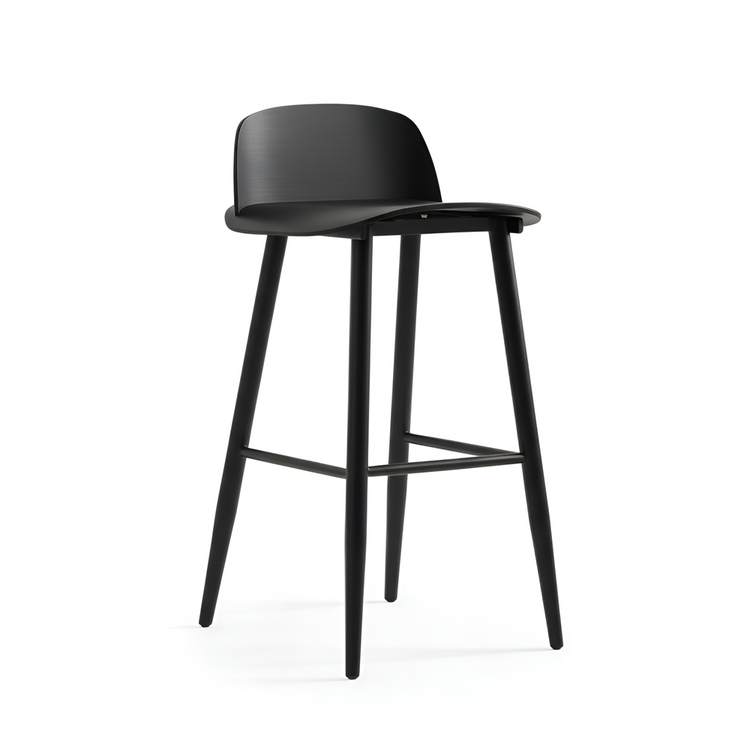 Modern Bar Stool Moulded Seat | Dining & Kitchen Stool | YH-1669