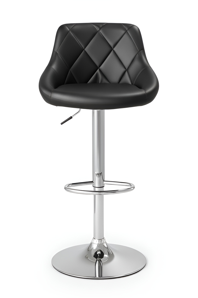 Adjustable Swivel Bar Stool | PU Leather & Ergonomic Backrest | UT-C847