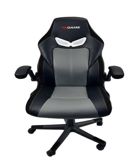Front view of a full black gaming and office chair UT-C5151