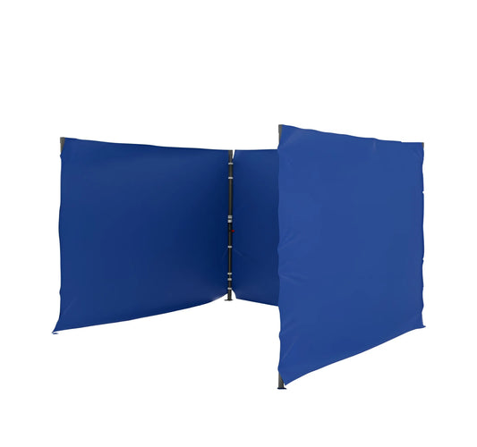 Blue Gazebo 2.5m x 2.5m Side Walls only. Outdoor Panels for Privacy on a white background