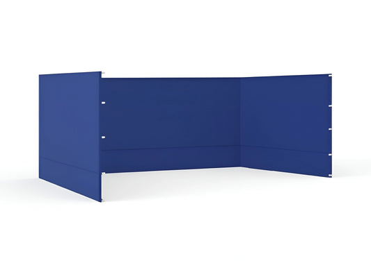 Blue Gazebo 3m x 6m Side Walls only. Outdoor Panels for Privacy on a white background