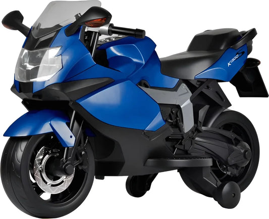 Electric Sport Ride On Motorcycle 6V for Kids | Training Wheels | J-MB8282