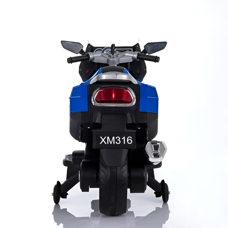 Electric Sport Ride On Motorcycle 6V for Kids | Training Wheels | XMX-316