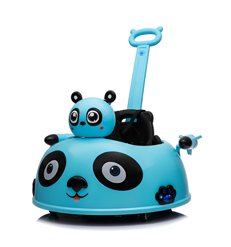 Electric Panda Ride On Stroller for Kids | 360° Push Car | BRD-1188