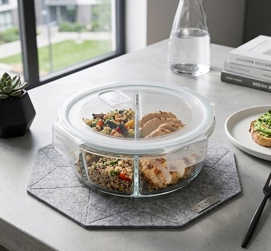 Glass Food Container 1000mL