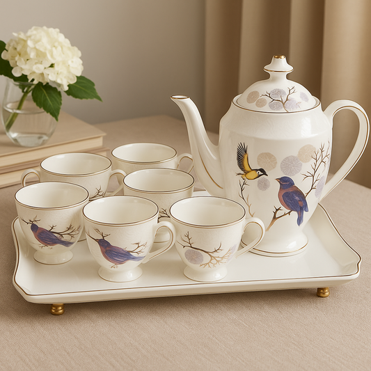Tea Pot & Cup 8pc