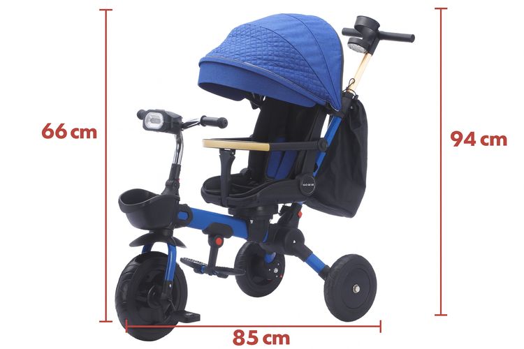 Kids Stroller 198 Black