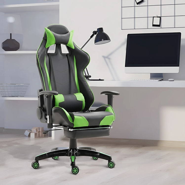 Ergonomic Gaming Chair, 180° Recline & Footrest, 150kg | UT-C580F