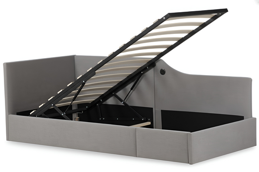 4469-3GU Bed Frame with Gas Lift & Storage