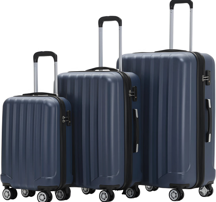 3-Piece Suitcase 3 Colors | Hardshell Luggage | TSA Lock | HT-016