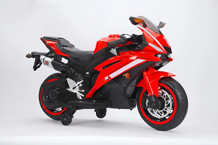 Electric Sport Ride On Motorcycle 12V for Kids | Stabilizer Wheels | Y-MB879
