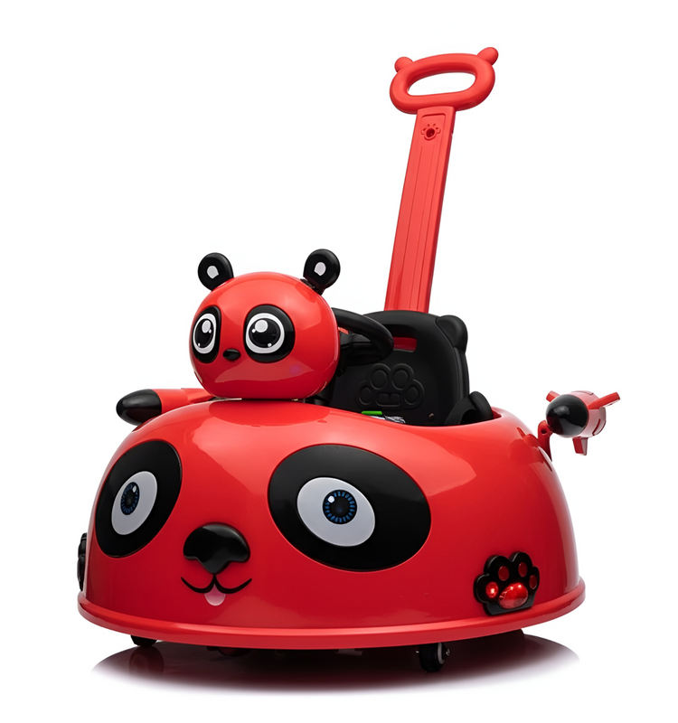 Electric Panda Ride On Stroller for Kids | 360° Push Car | BRD-1188