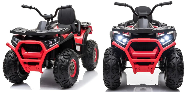Quad Bike 12V ATV for Kids | Twin Motors 4-Wheeler | XMX-607