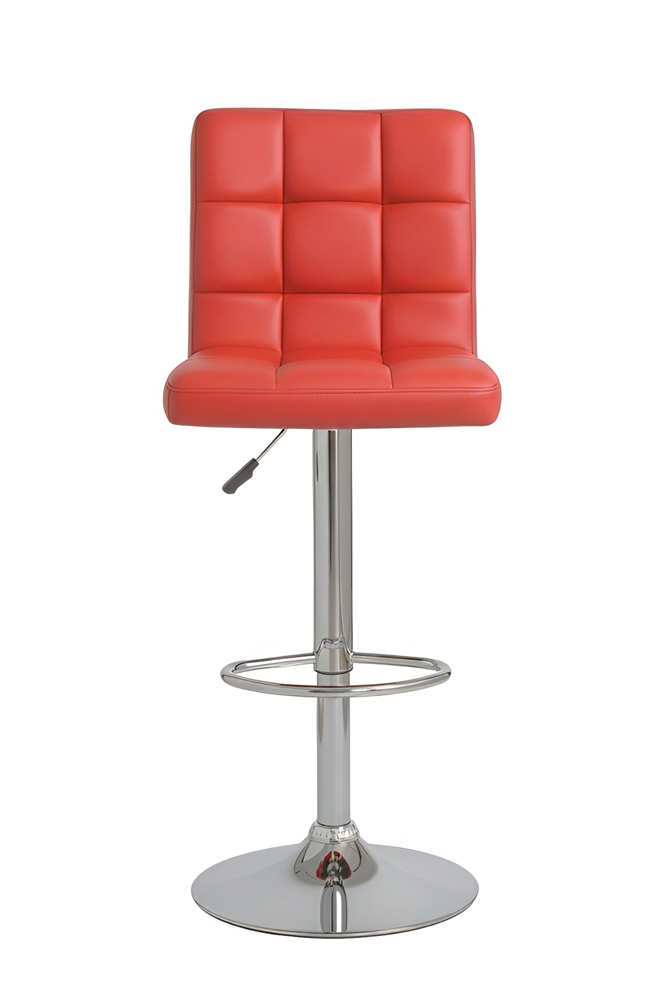 Adjustable Swivel Bar Stool | Square Tufted PU | UT-C8541