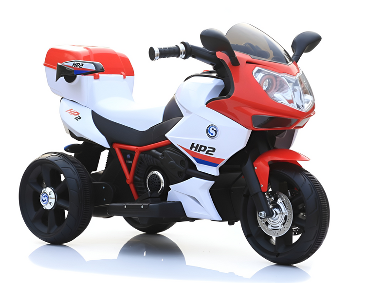 Electric 3-Wheel 6V Ride On Motorcycle for Kids | Trike | J-MB6187