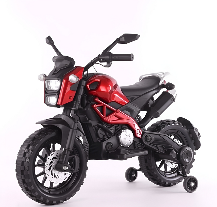 Electric Ride On Motorcycle 12V for Kids | Training Wheels | Y-MB0901-2