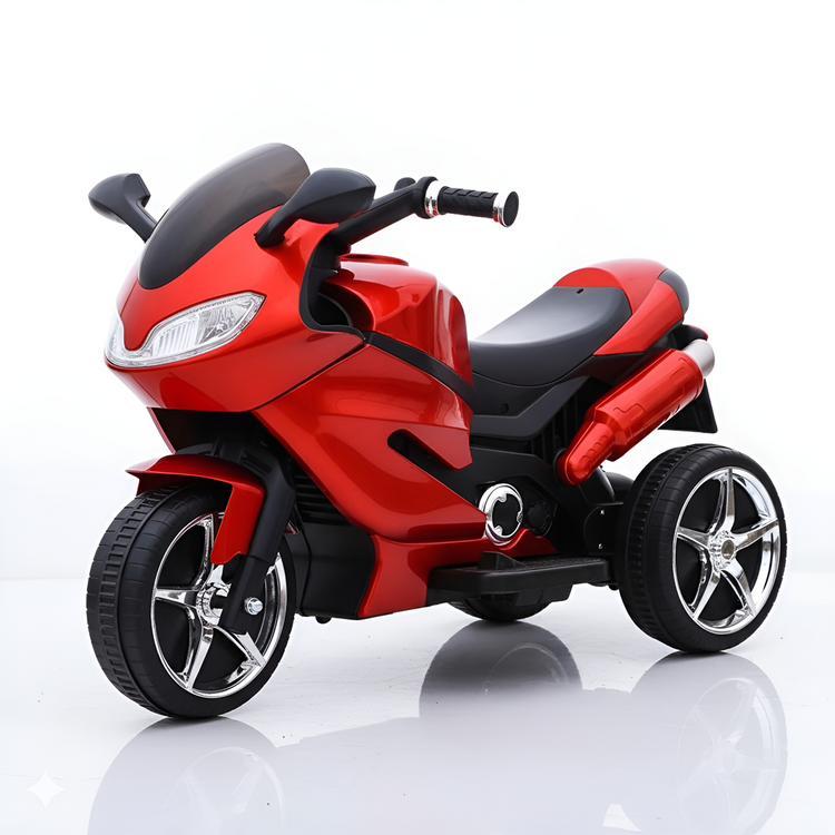 Electric 3-Wheel 6V Ride On Motorcycle for Kids | Trike | J-MB1188