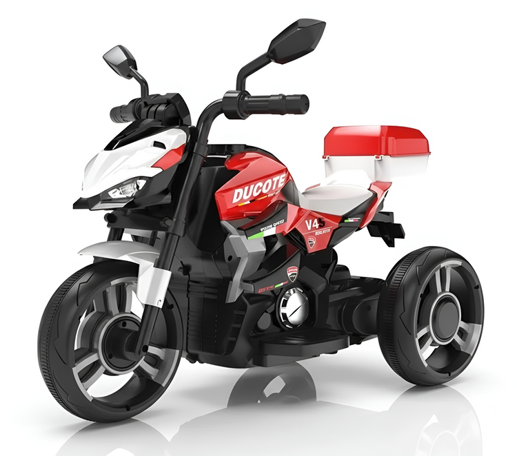 Electric 3-Wheel 6V Ride On Motorcycle for Kids | Trike | J-MB1126