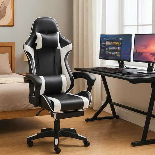 Gaming Chair Black & White UT-B199