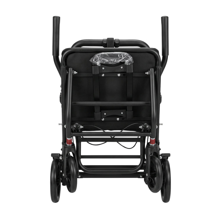 Lightweight Folding Wheelchair Mobility Aid with Handbrakes
