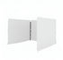 White Gazebo 2m x 2m Side Walls only. Outdoor Panels for Privacy on a white background