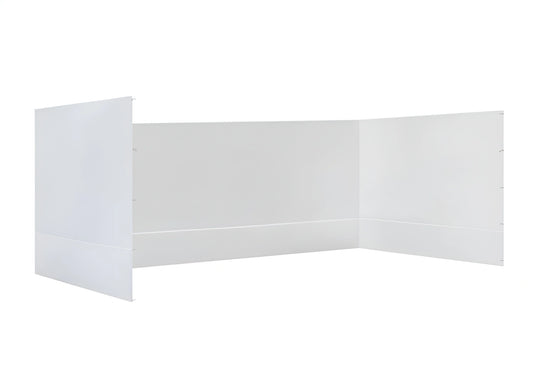 White Gazebo 3m x 6m Side Walls only. Outdoor Panels for Privacy on a white background