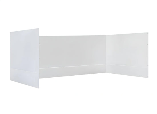 White Gazebo 3m x 6m Side Walls only. Outdoor Panels for Privacy on a white background