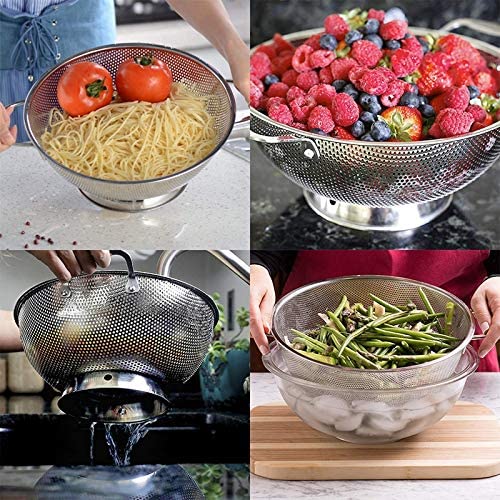 STAINLESS STEEL COLANDER MULTIPURPOSE BOWL STRAINER 30CM - Dealsdirect ...