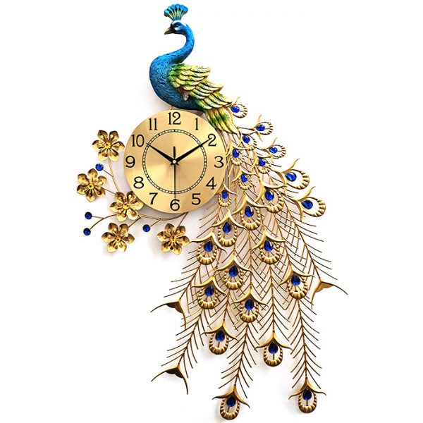 PEACOCK WALL CLOCK