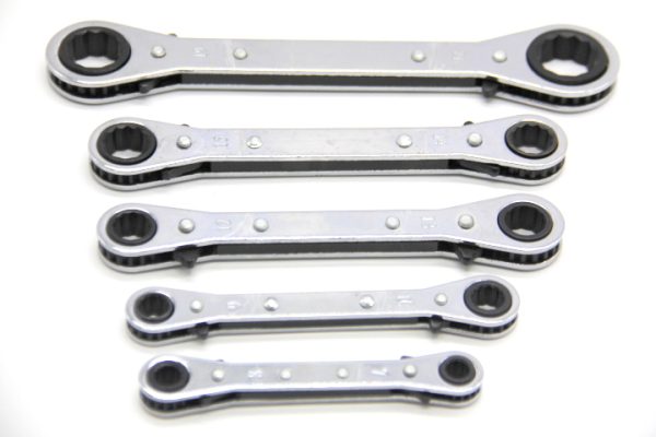 RATCHET SPANNER SET 5PCS - Image 2