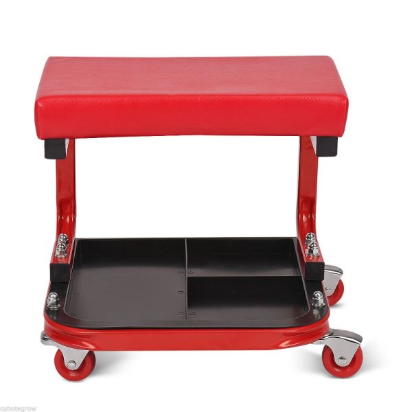 GARAGE WORK SEAT MECHANIC CREEPER REPAIR STOOL SWIVEL WORKSHOP CHAIR - Image 2