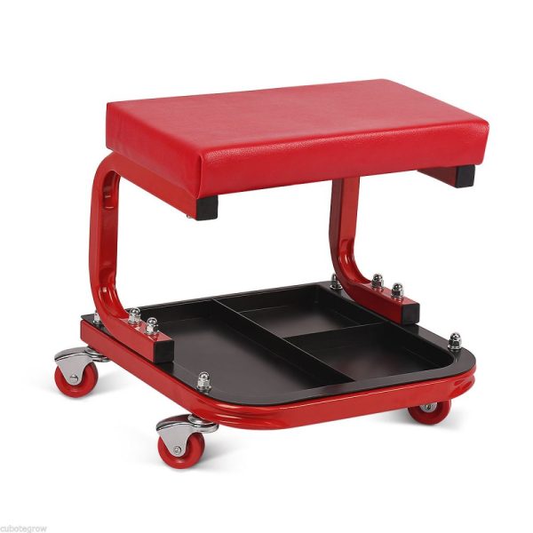 GARAGE WORK SEAT MECHANIC CREEPER REPAIR STOOL SWIVEL WORKSHOP CHAIR - Image 3