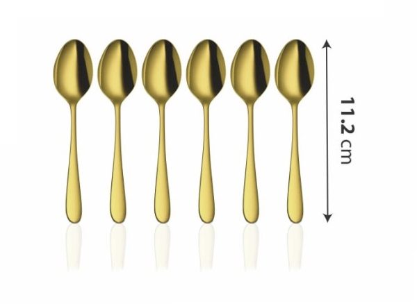 GOLDEN TEASPOON SET 6PCS - Image 2