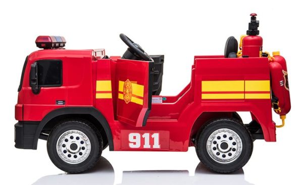 Electric Ride On Toy Fire Truck 12V - Dealsdirect.co.nz