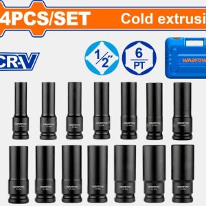 14pc 1/2" Dr. Deep Impact Socket Set WMS4D02