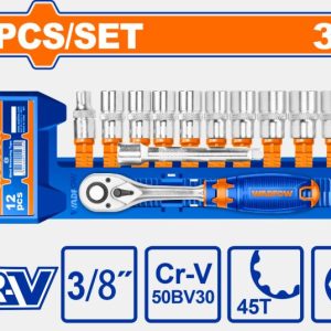 12PC 3/8" Socket Set WST3212